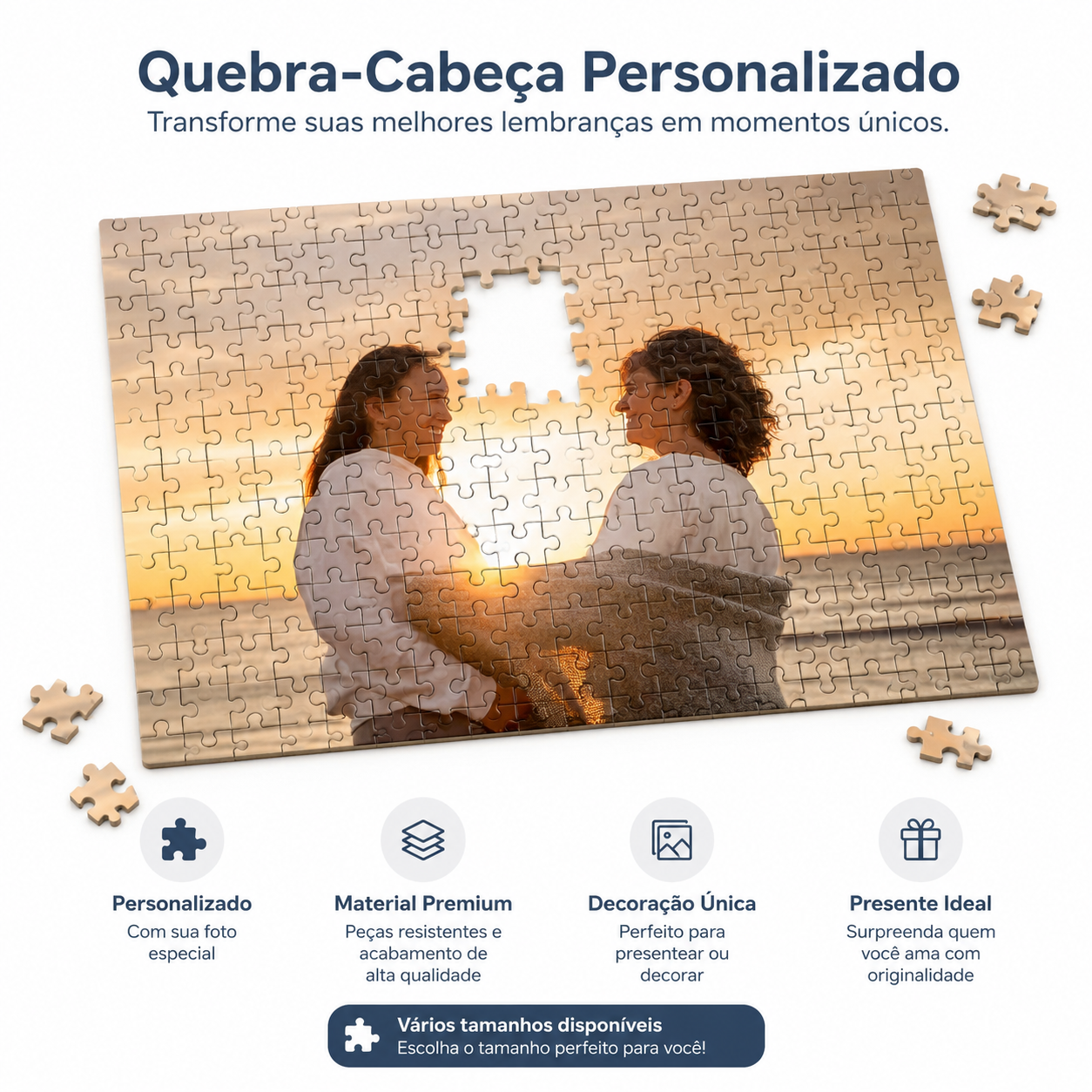 Quebra cabeça personalizado
