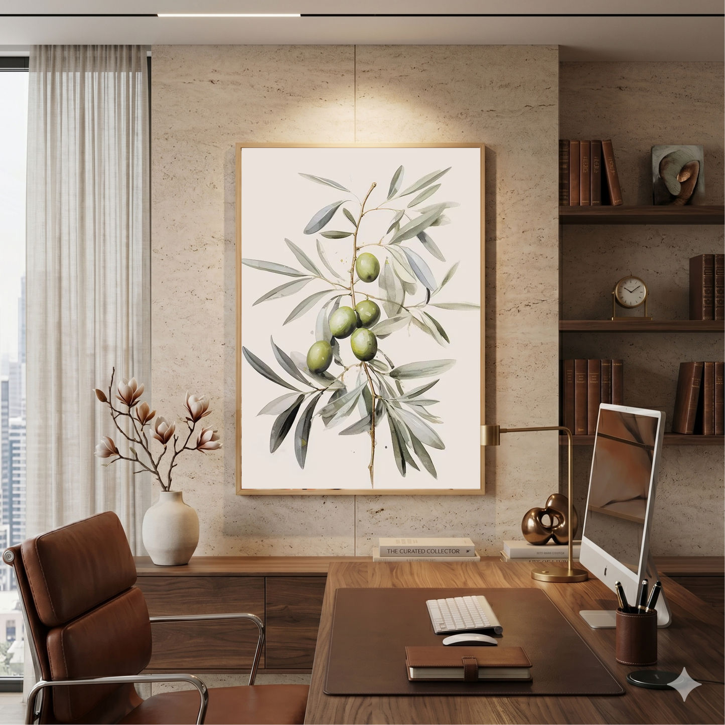 Quadro decorativo Oliveira Clássica