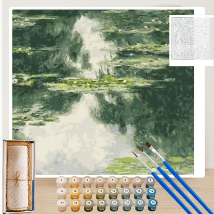 Kit Pintura Numerada Luz Sobre as Águas