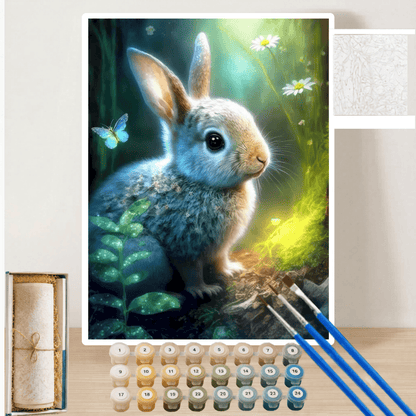 Pintura por Números Coelho da Luz Mágico