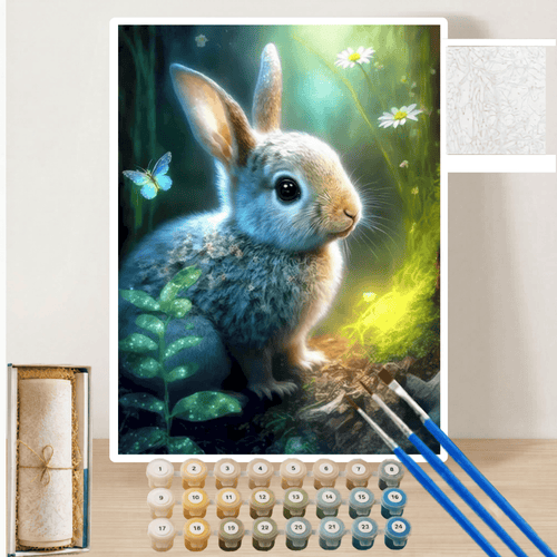 Pintura por Números Coelho da Luz Mágico