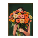 Quadro decorativo Doce Mistério da loveartbrasil com arte colorida, ideal para decoração de ambientes internos.