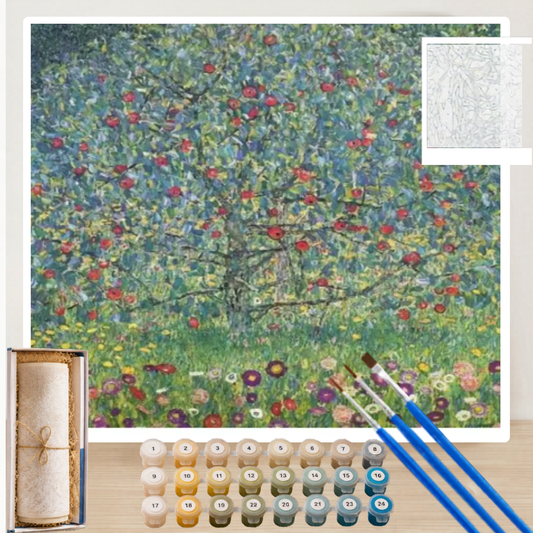 Kit Pintura Numerada Jardim das Cores Eternas