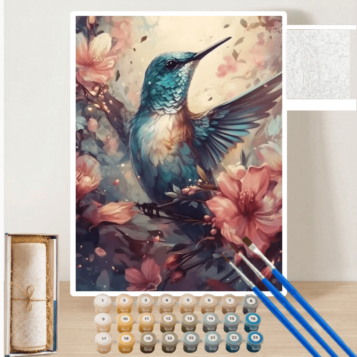 Pintura por Números Beija-Flor Encantado