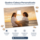 Quebra cabeça personalizado da LoveArtBrasil com peças coloridas e design único, ideal para montar e decorar.