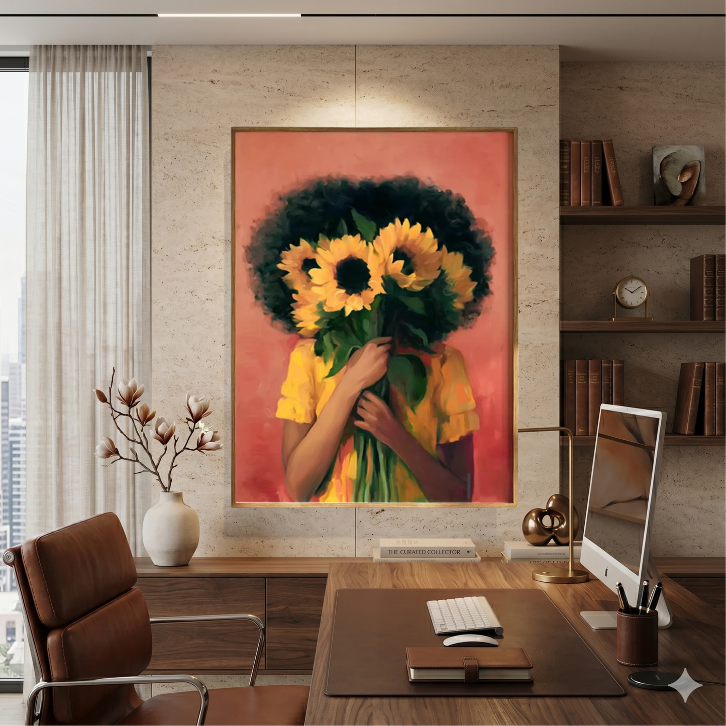 Quadro Decorativo Girassol