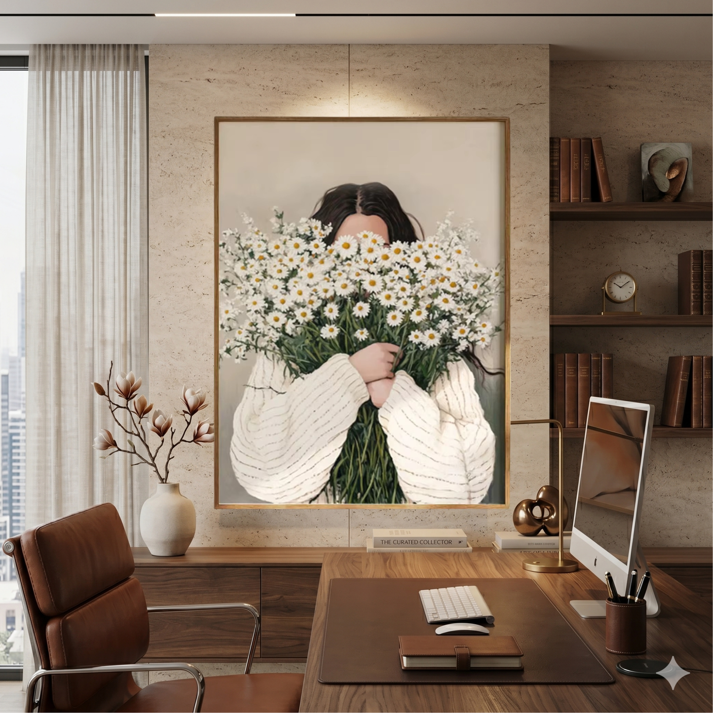 Quadro Decorativo Leitura Serena