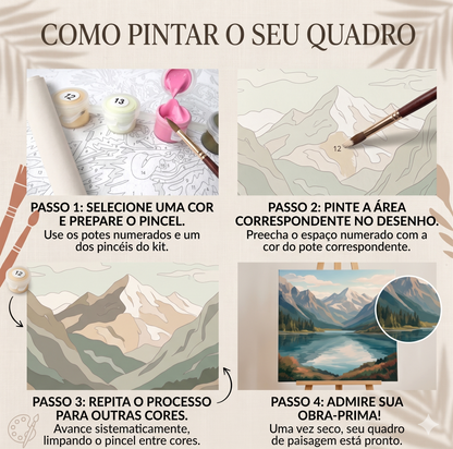 Kit Pintura Numerada Cachorro Corgi