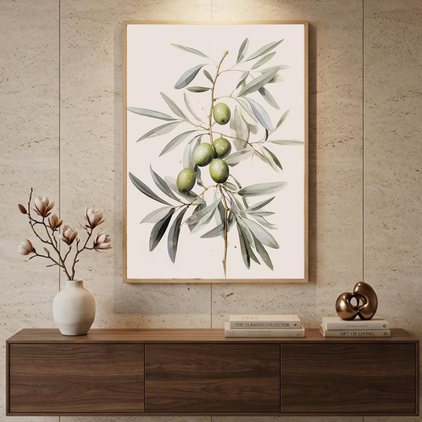 Quadro decorativo Oliveira Clássica