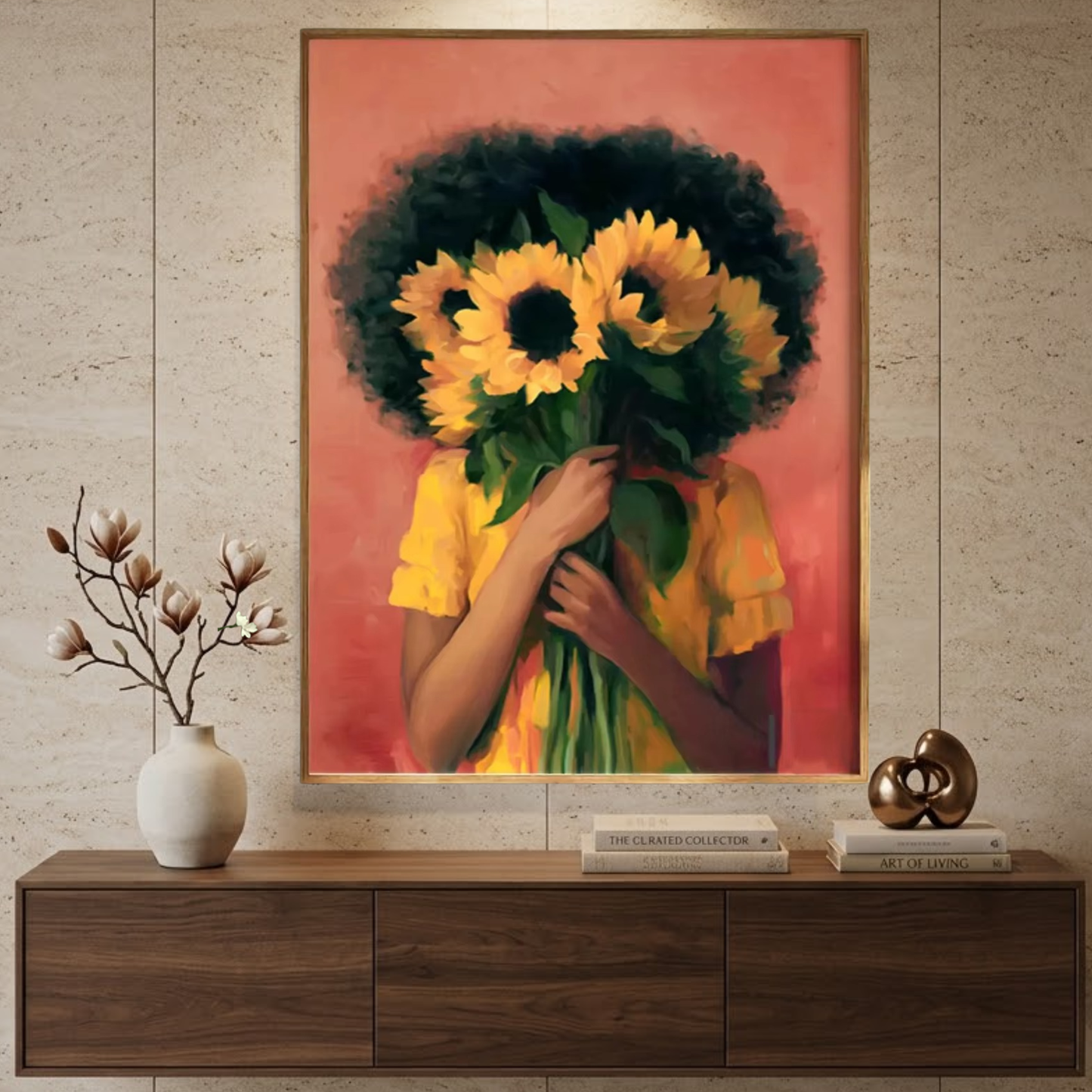 Quadro Decorativo Girassol